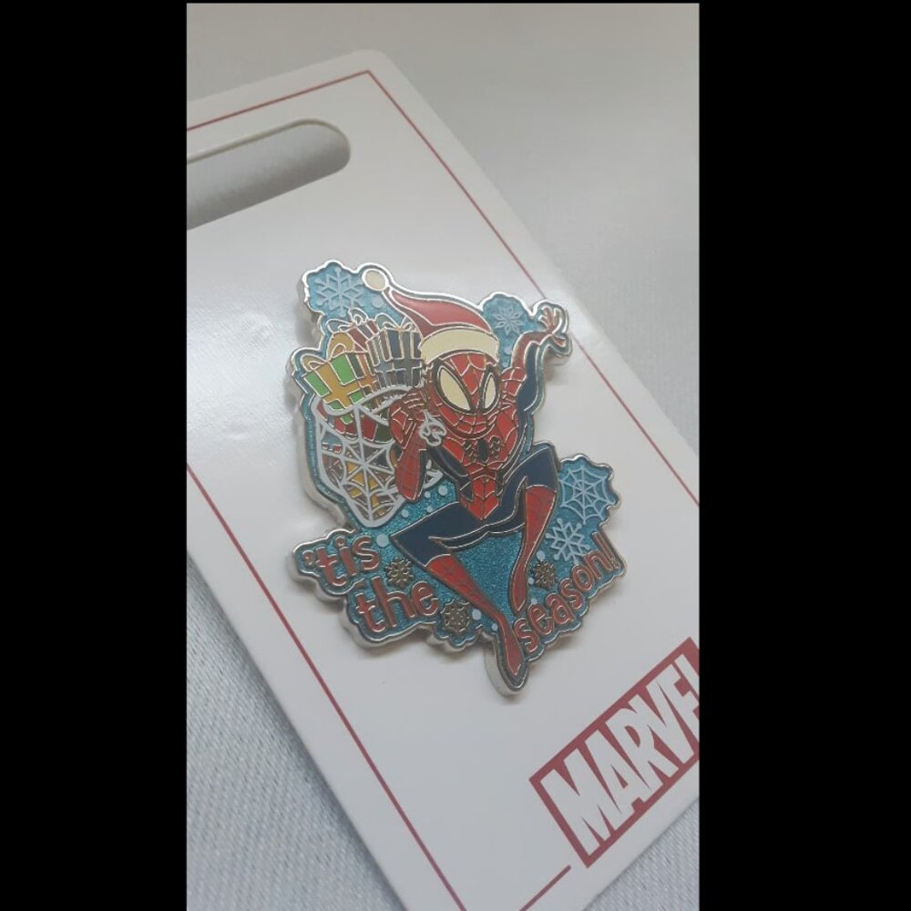Disney World Spider Man Tis The Season Christmas Marvel Pin PB1B4 - Picture 2 of 3